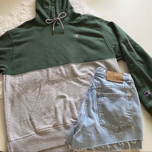 Dark Green Champion Hoodie